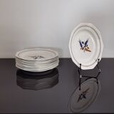 Set of dessert plates St Amans model IRMA