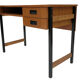Desk of the 60 years with teak top, dutch