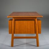 Teak Model 75 Desk from Omann Jun Møbelfabrik, 1960s