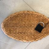 Mirror oval rope 25x41cm