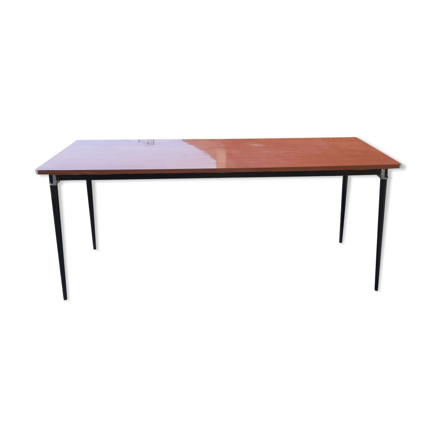 Vintage table mullca iron formica