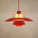 The genuine Danish item - PH5 pendant - original red colour - Louis Poulsen -
