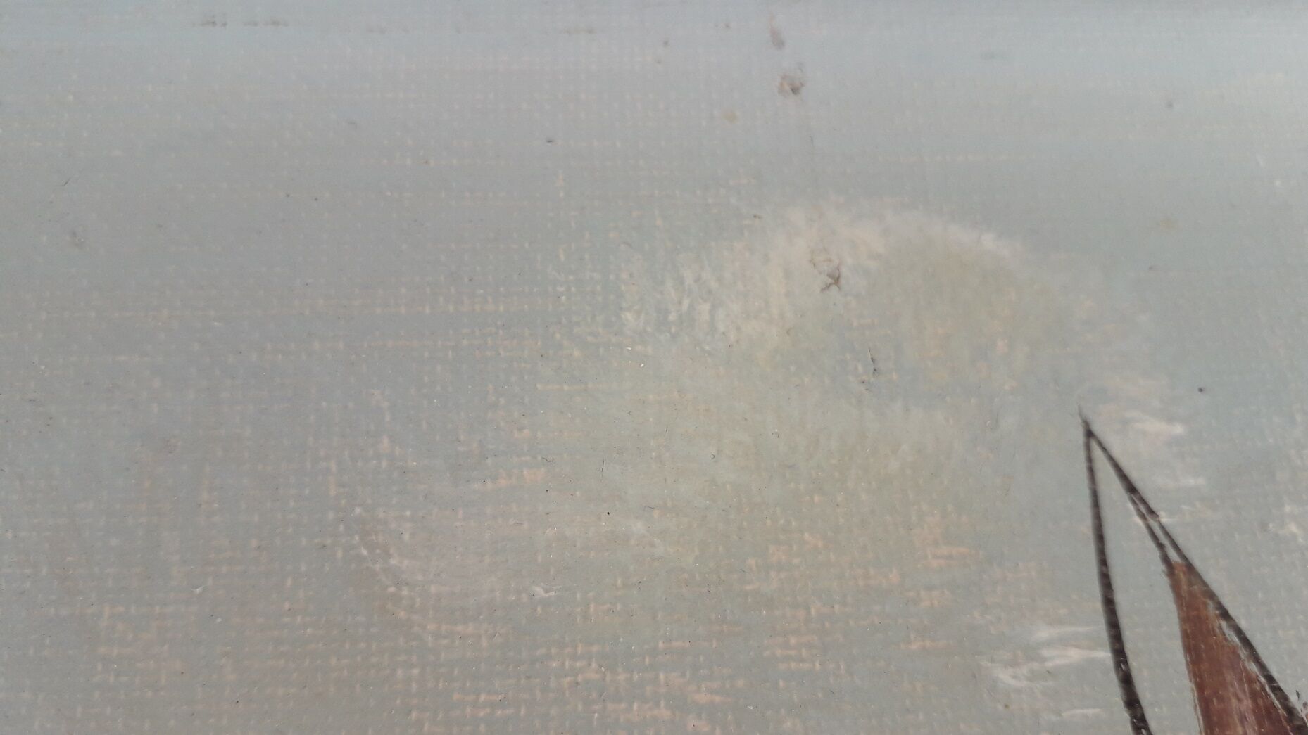 Signed marine painting