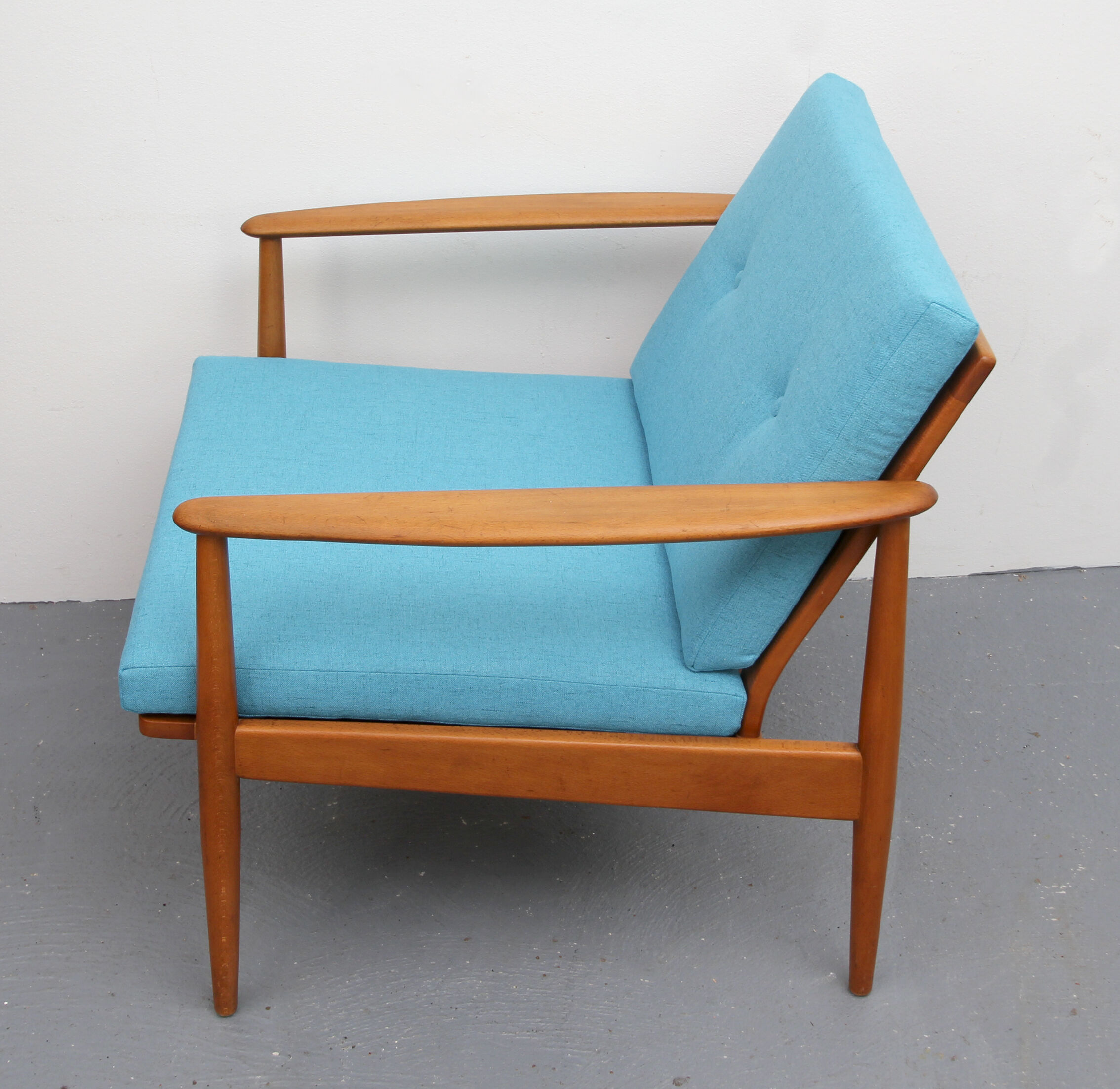 Armchair in light blue from the 1960s