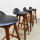 Rare Danish vintage design stools Erik Buch OD 61 Møbler