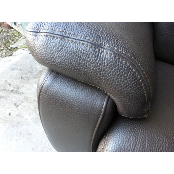 Canapé divan cuir buffle marque Jandri Paris | Selency