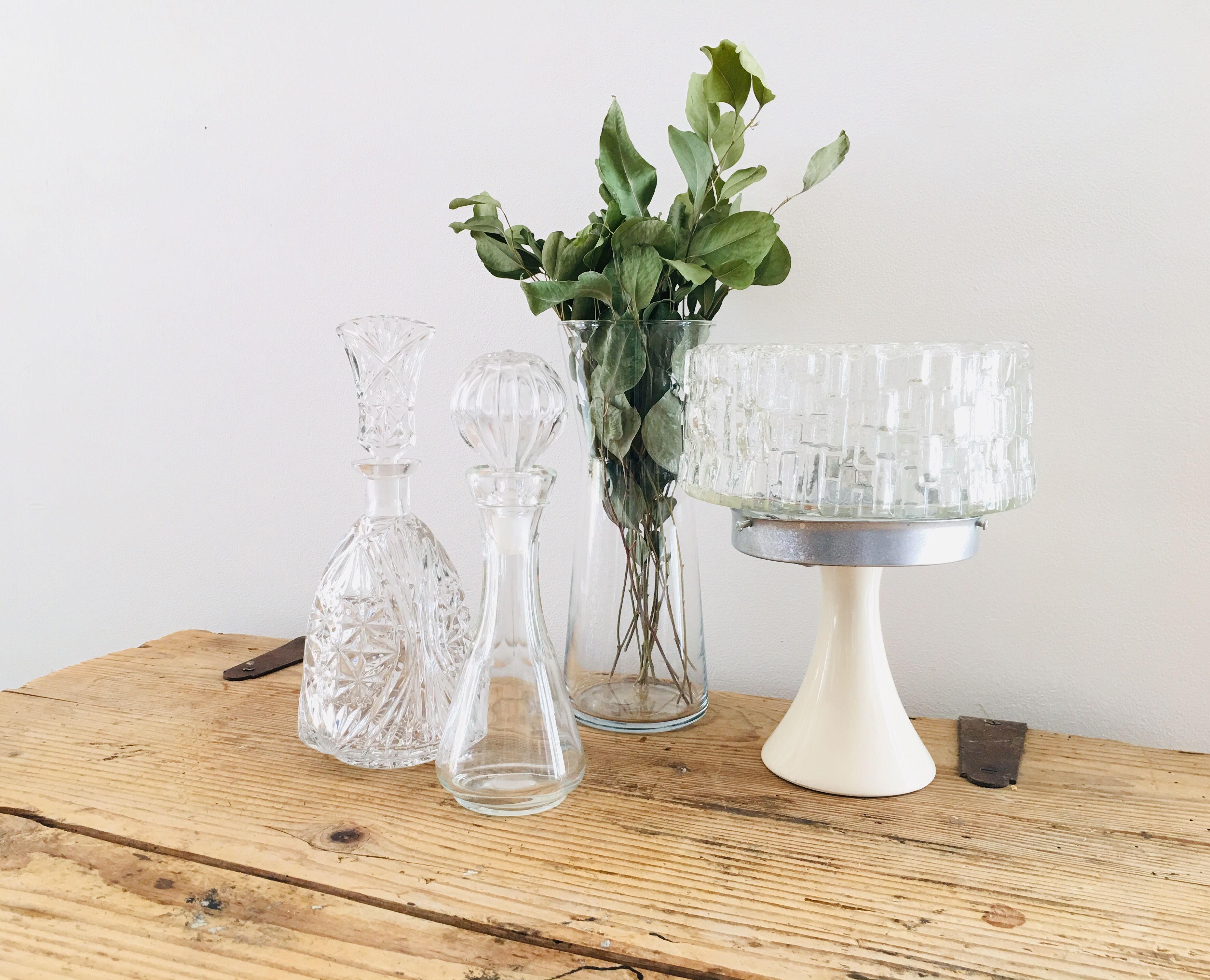 Vintage mushroom lamp