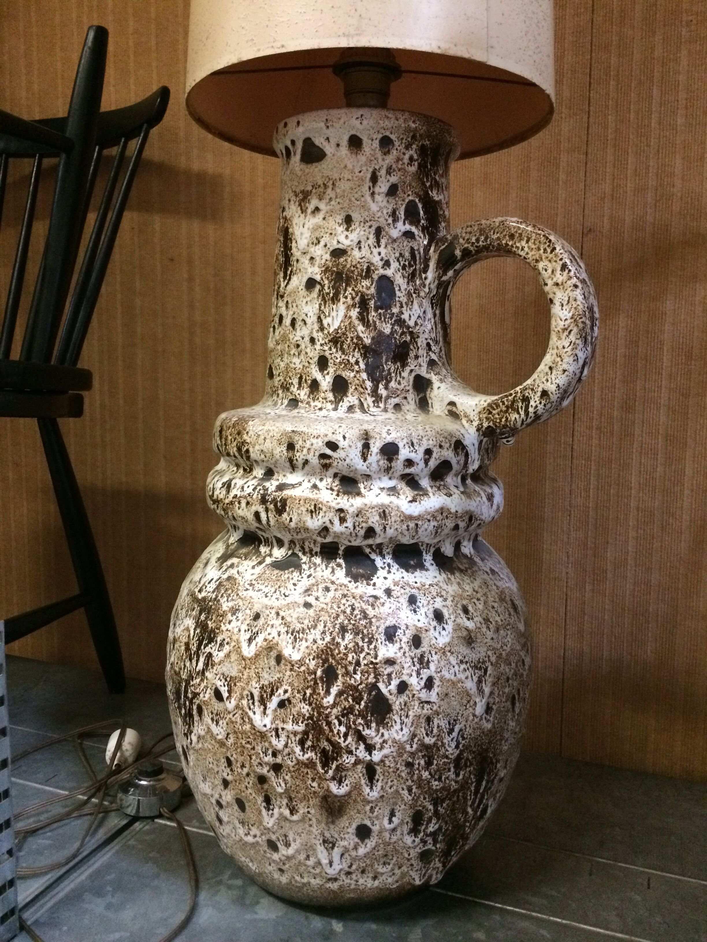 Fat Lava vintage floor lamp - West Germany - 60s