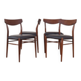 Teak Dining Chairs by Gustav Herkströter for Lübke, 1960s, Set of 4
