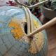 Globe terrestre Girard et Barrere
