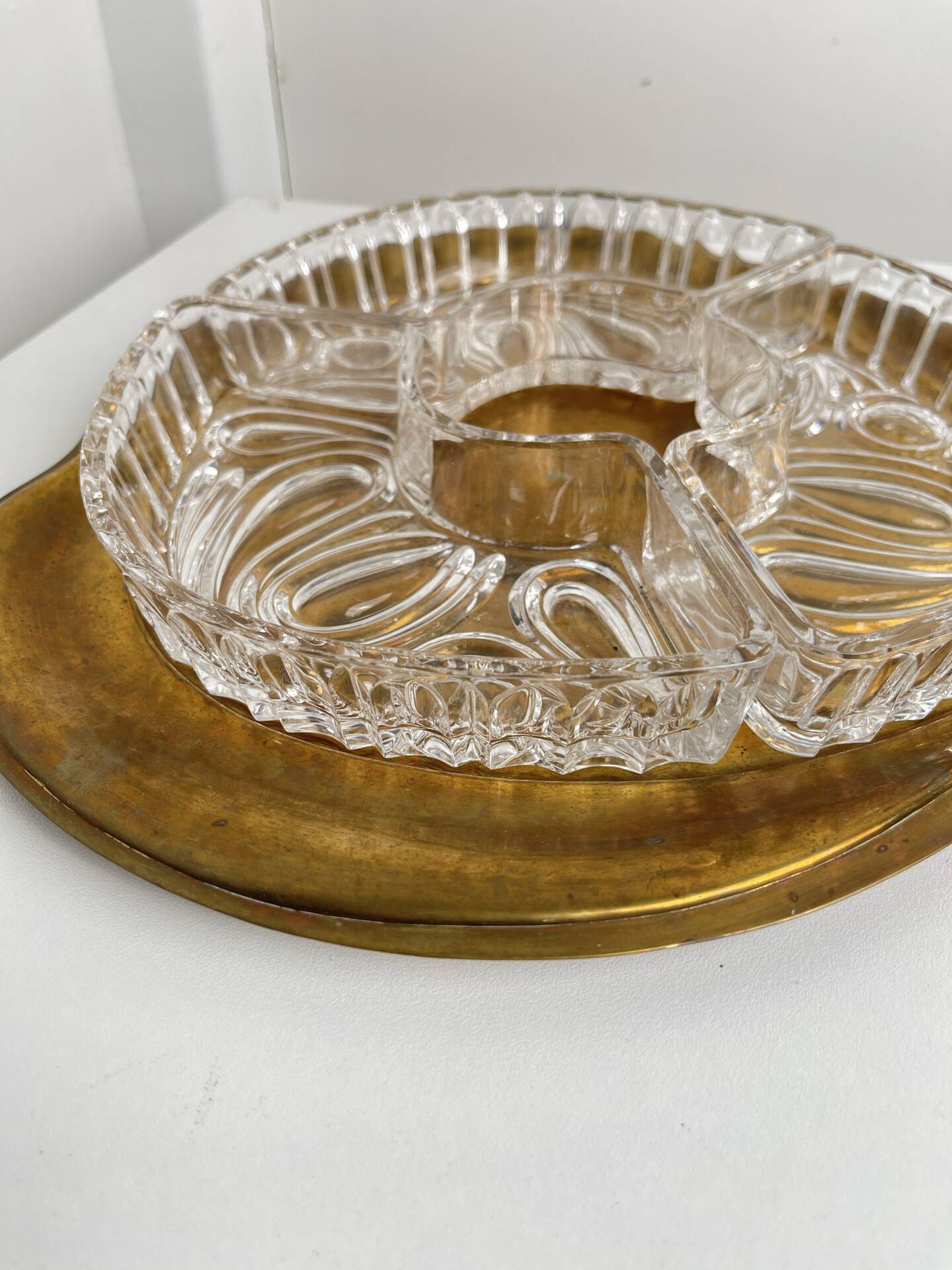 Art Deco aperitif serving platter