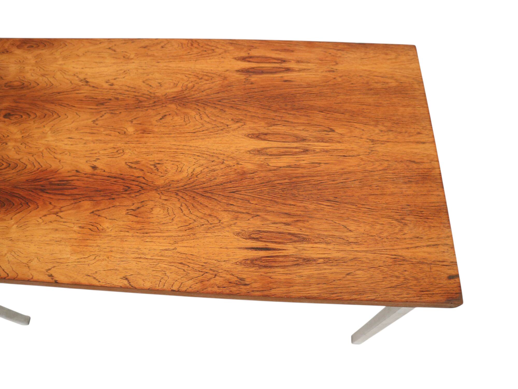 Vintage rosewood corner desk by Nipu made in the 1960s