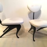 A Pair of Armchairs by Jordan Mozer
