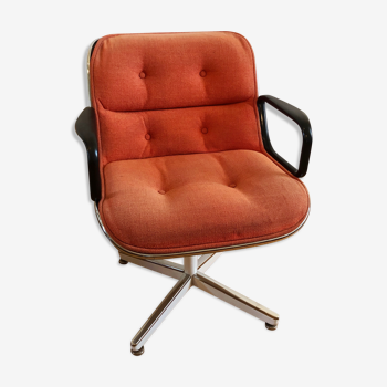 Executive chair by Charles Pollock edited by Knoll