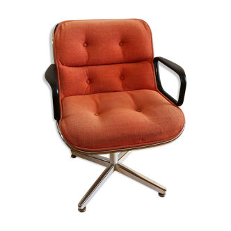 Executive chair by Charles Pollock edited by Knoll
