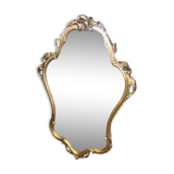 Golden rocaille mirror
