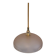 Pendant light, frosted pink glass