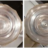 Pair of candle holders with punches
