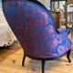Fauteuil Bergère crapaud Louis Philippe