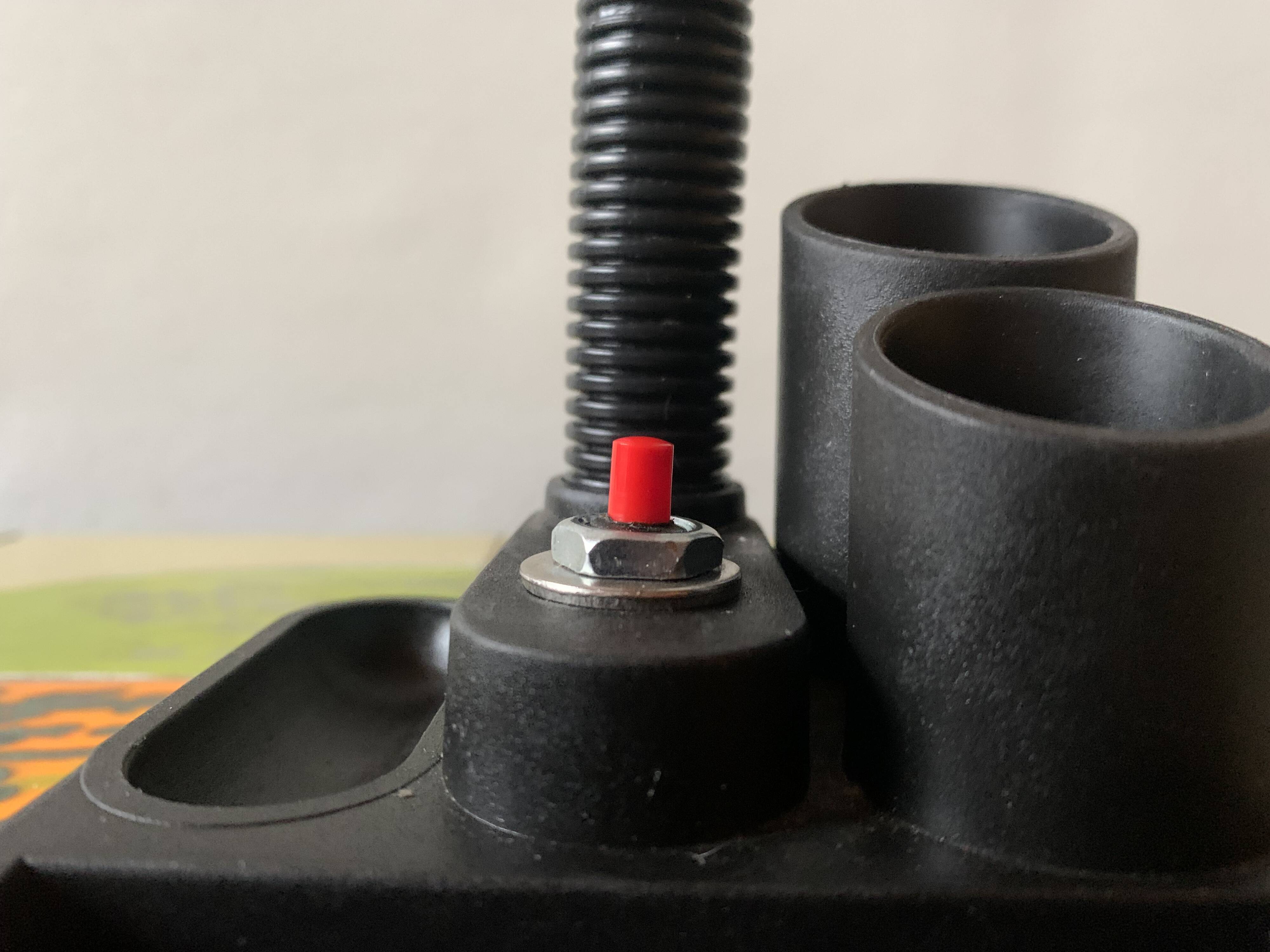 Fase vintage black and white desk lamp