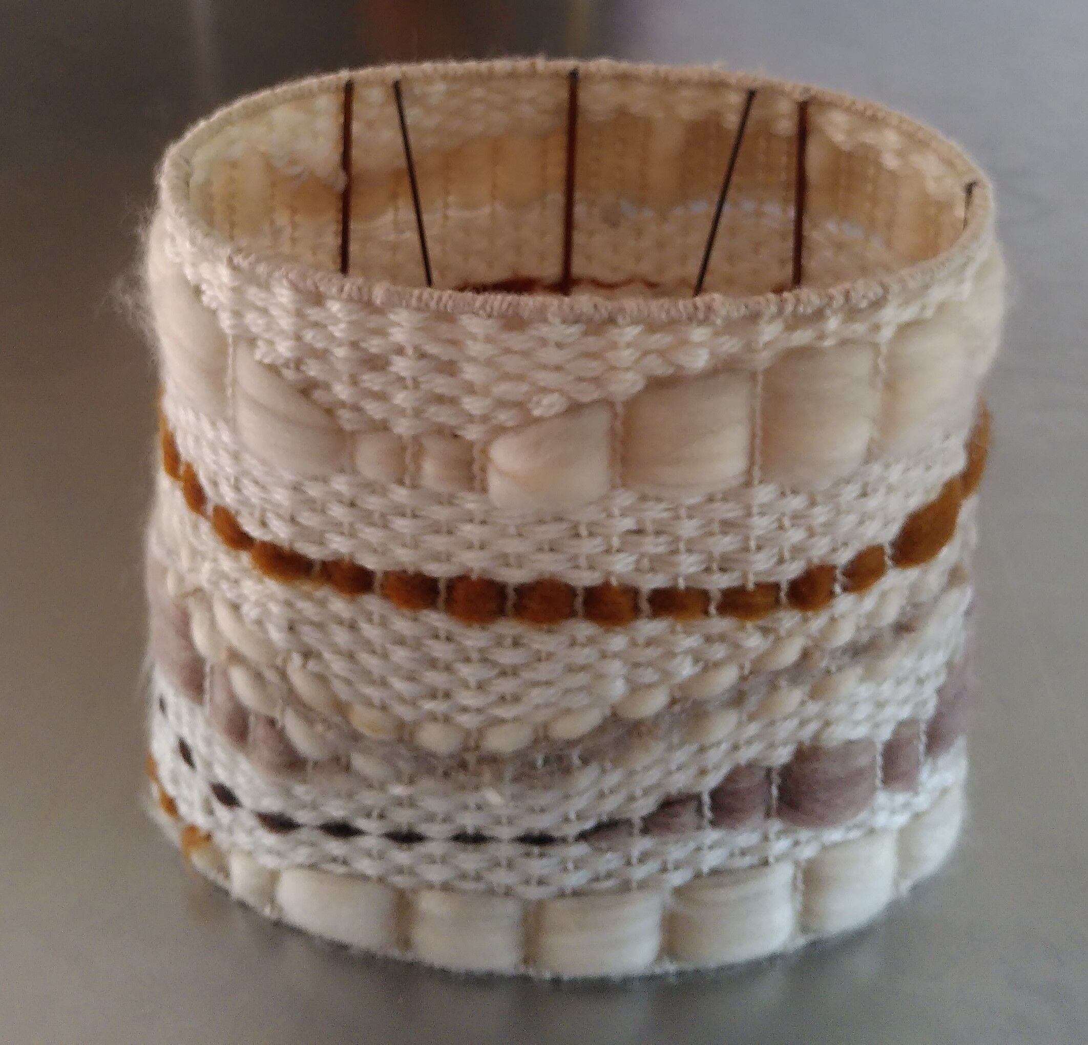 Vintage wool lampshade