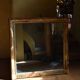 Large gilded Empire mirror from the 19th century.