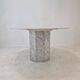 Italian carrara marble octagon garden or dining table, 1960s