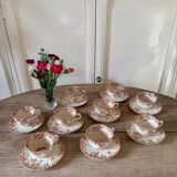 Royal Albert Fine Bone China Tea or Coffee Cups and Milk Jug Set of 9