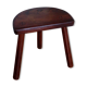 Tripod cowhide farm stool