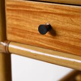 Vintage bamboo nightstands