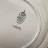 Set of 6 Luneville soup plates, Libourne model