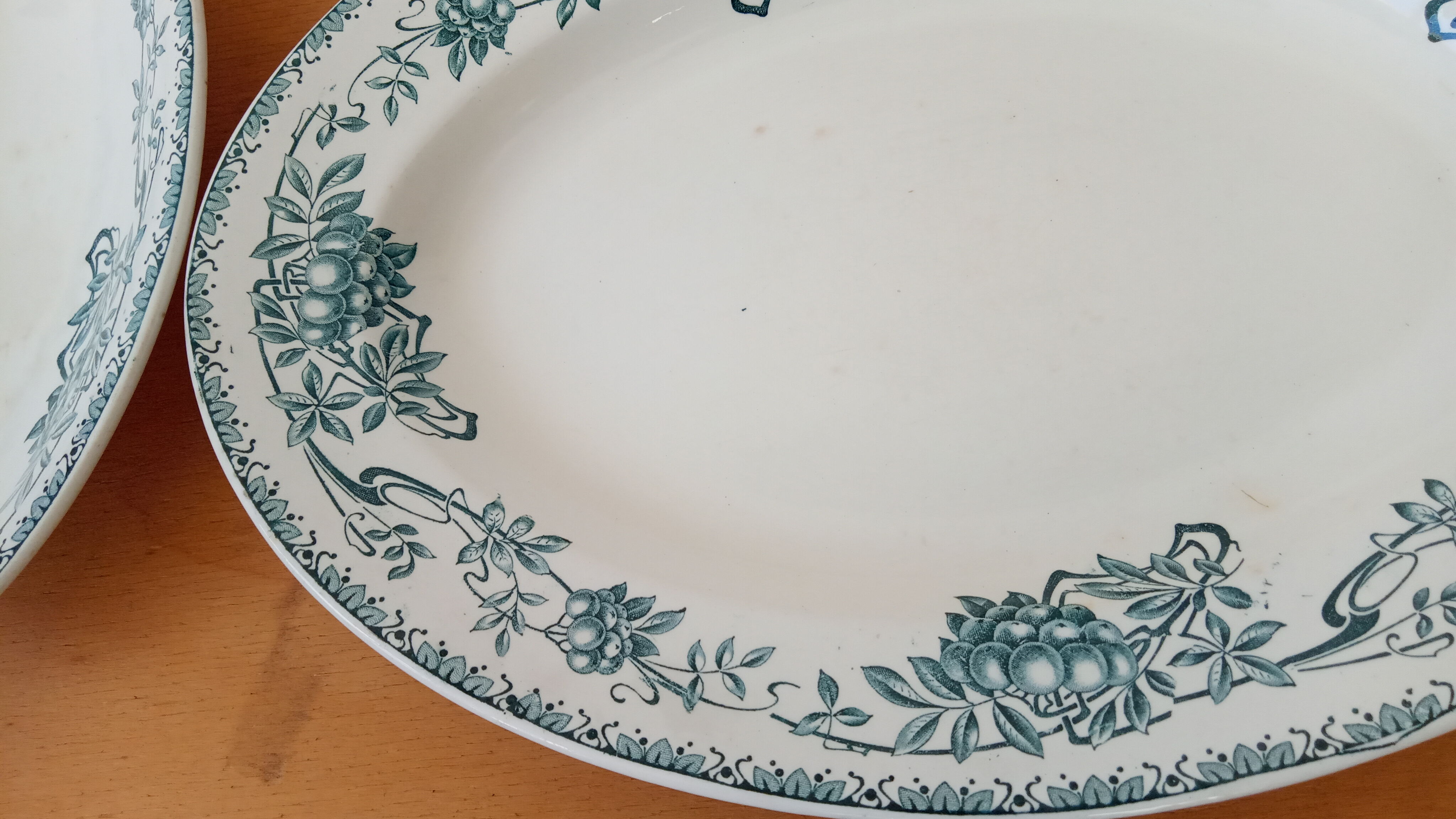 Trio of old serving dishes