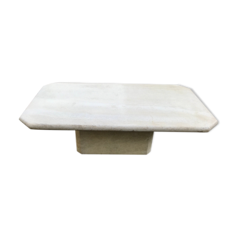 Vintage travertine coffee table