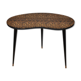 Table tripode forme haricot vintage