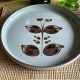 4 flat plates, Arnon stoneware, 1970