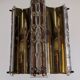 Hollywood Regency brass pendant by Vitrika, Denmark circa 1970.