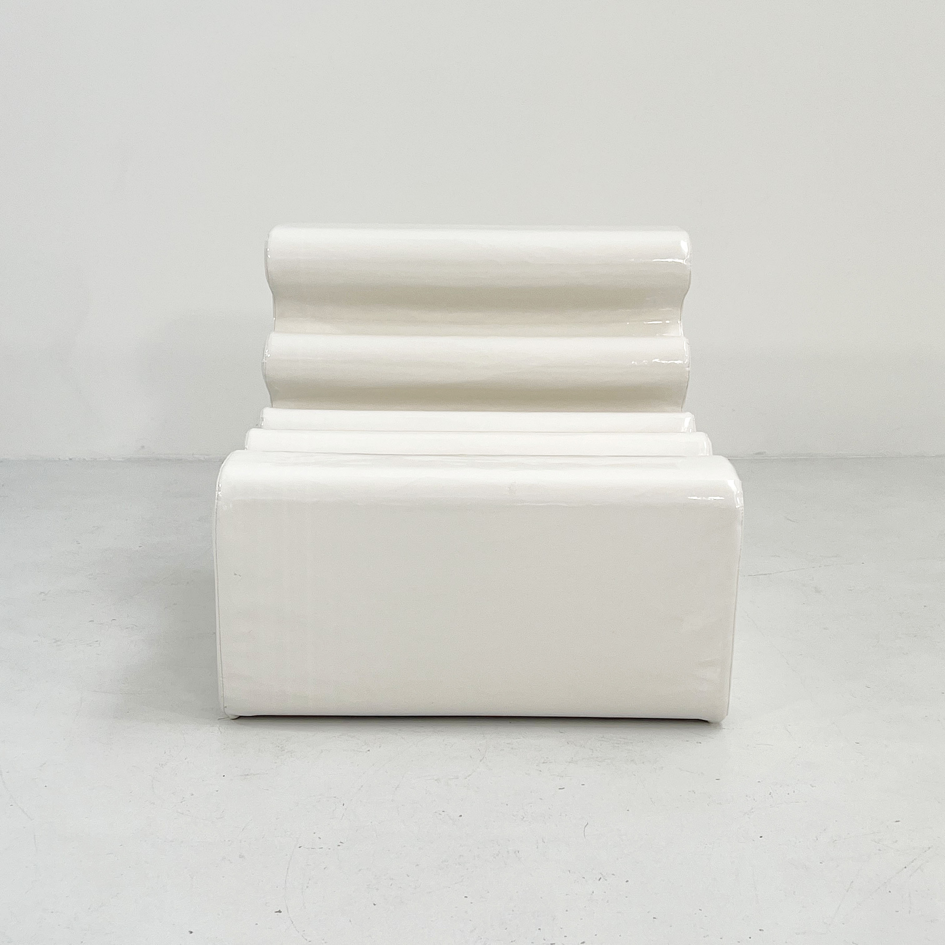 Yellow Karelia armchair by Liisi Beckmann for Zanotta, 1970