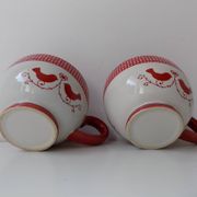 2 vintage decor cups (birds)