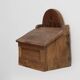 Antique French Oak Wall Salt Box, ca. 1850