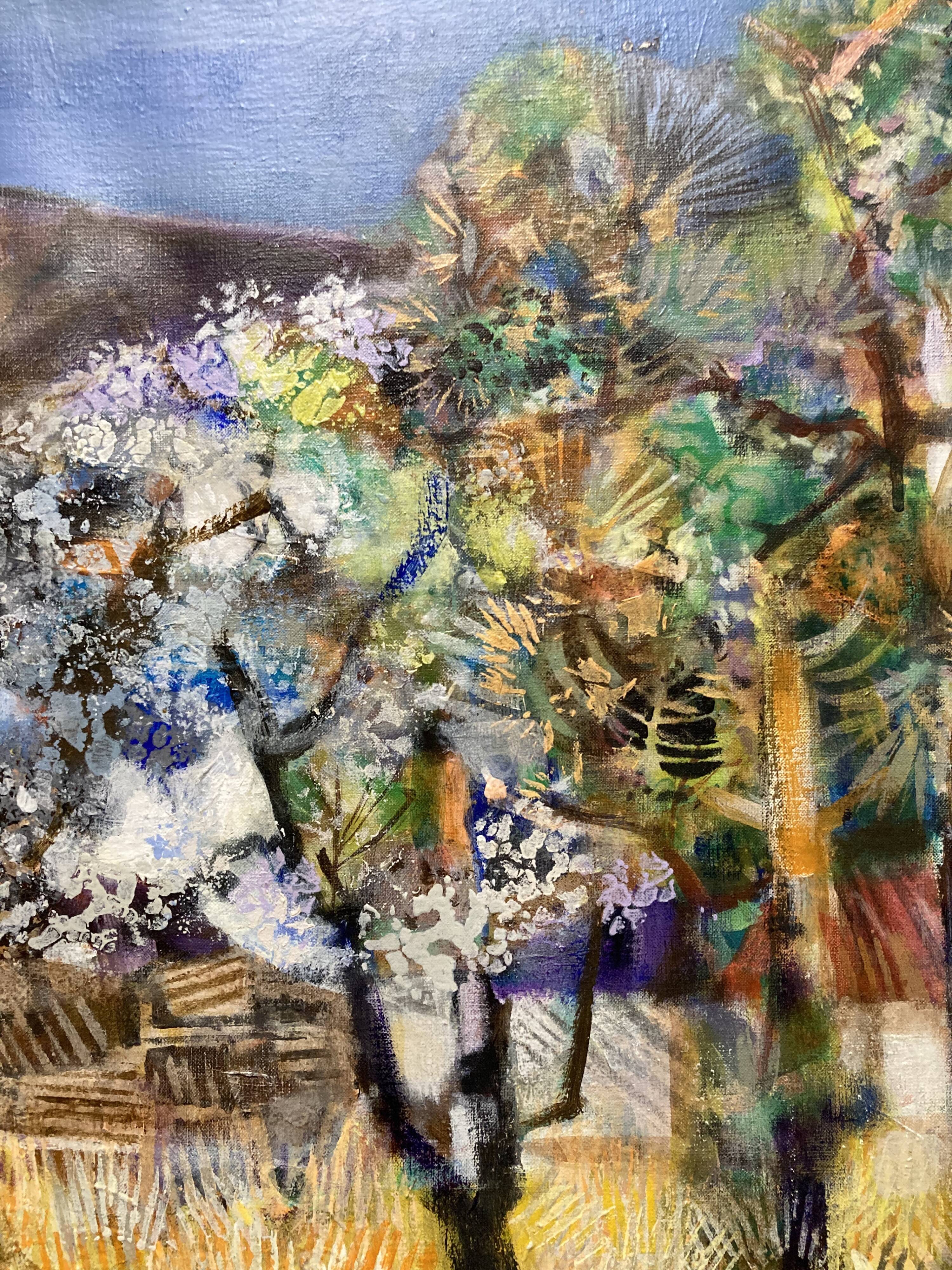 Thalmos, The Holy Mountain Sainte-Victoire, Oil on canvas