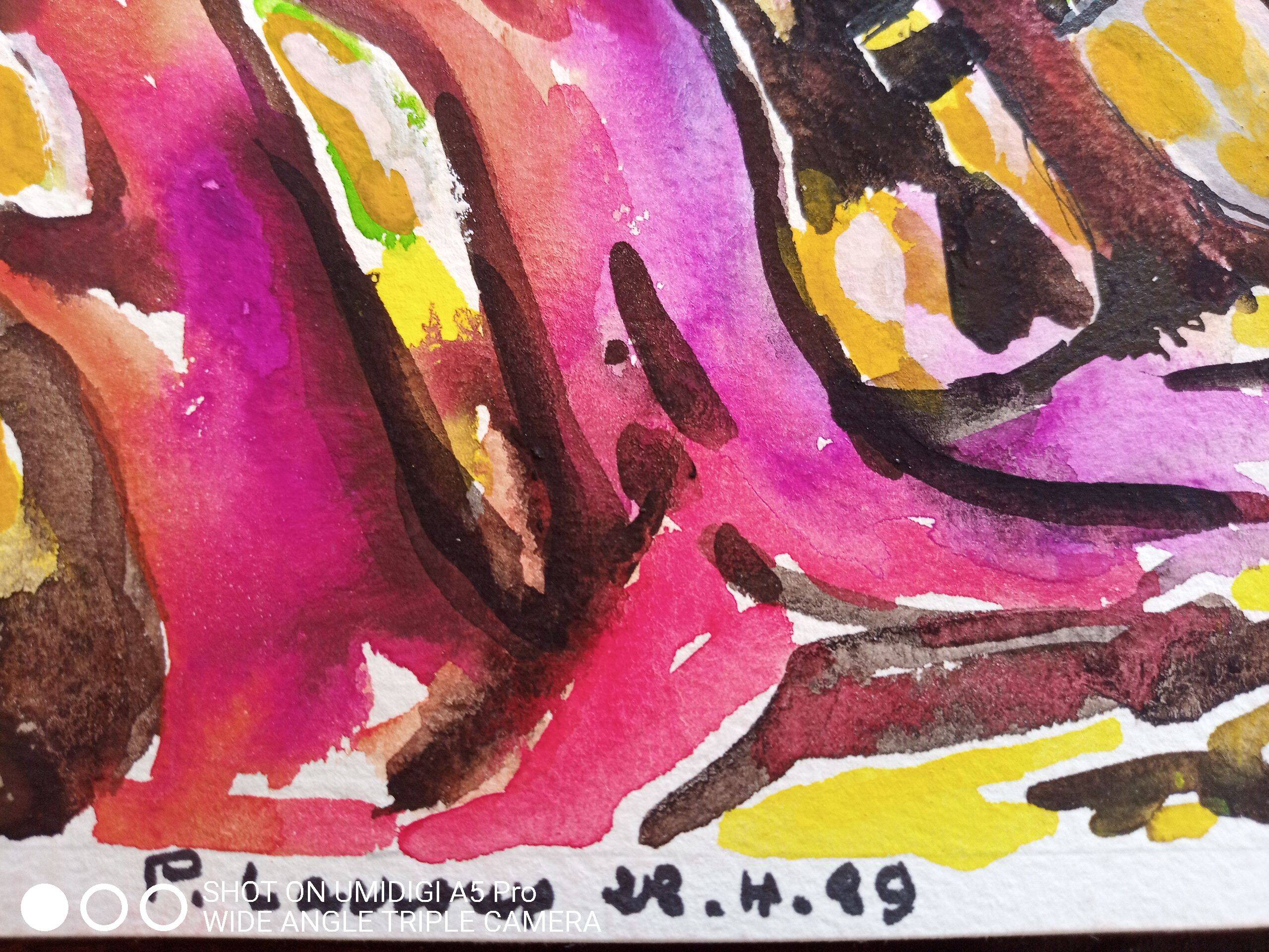 Pierre Lacroux (1909-1993) Gouache on paper 24 x 32 cm - from 1989 - (284)