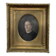 Portrait, oil on canvas of an old woman, by Louis Joseph Digout, 19th