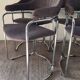 Series of 4 Italian armchairs by Otto Gerdau 1970s