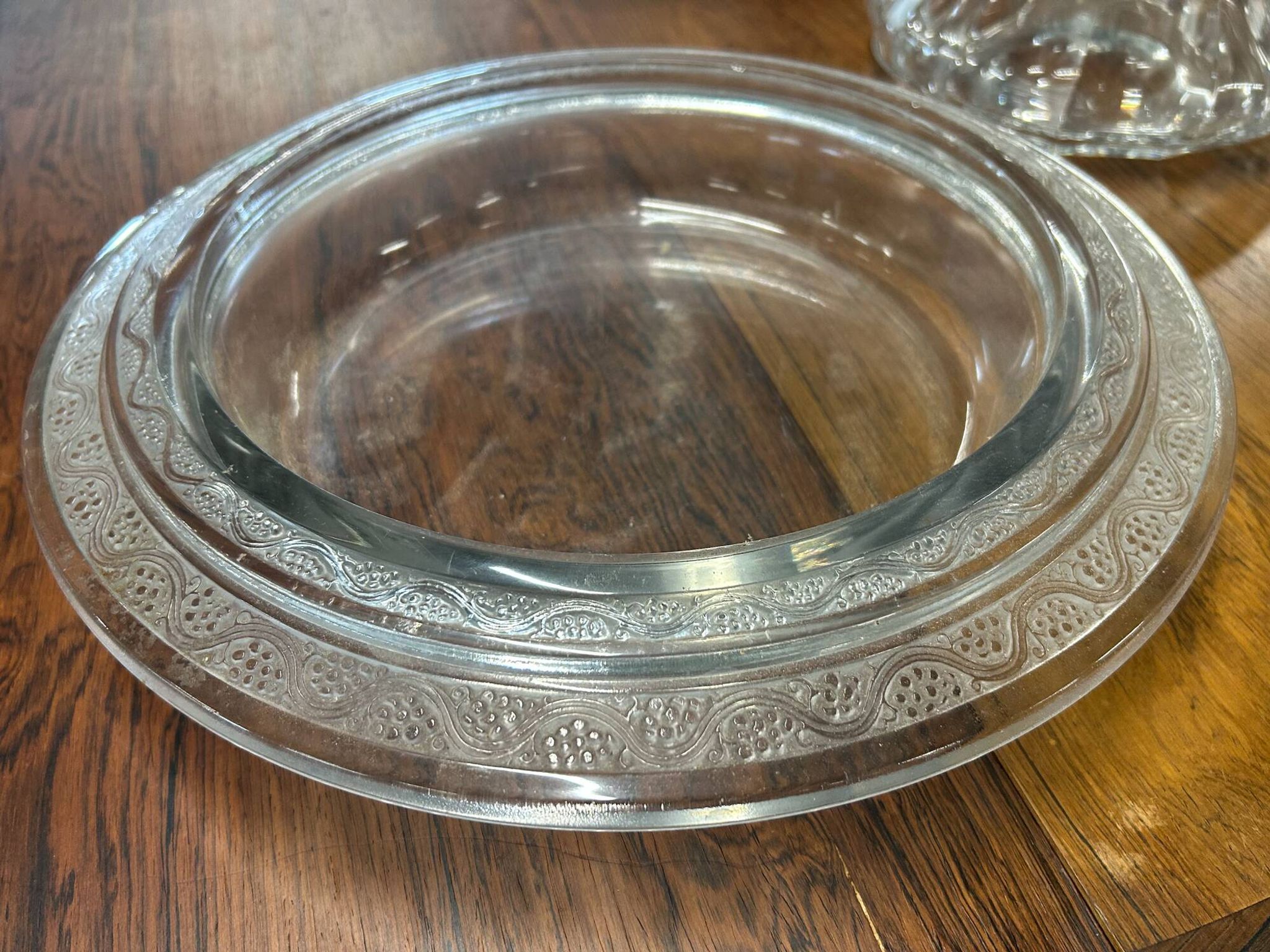 Plat verre lalique