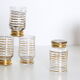Liquor glasses, 4 glasses, art deco