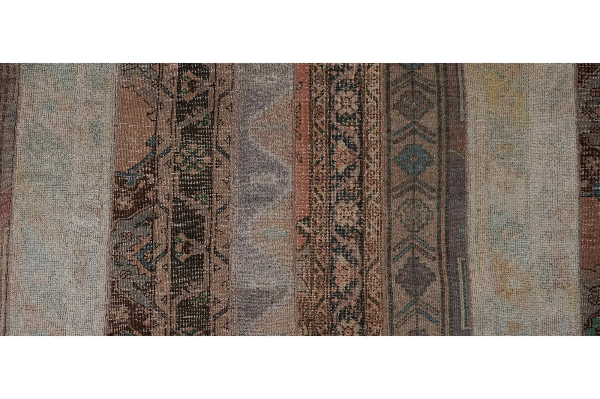 Vintage Turkish hallway rug 76x1 cm