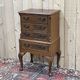 Small English mahogany chest of drawers from the 50s