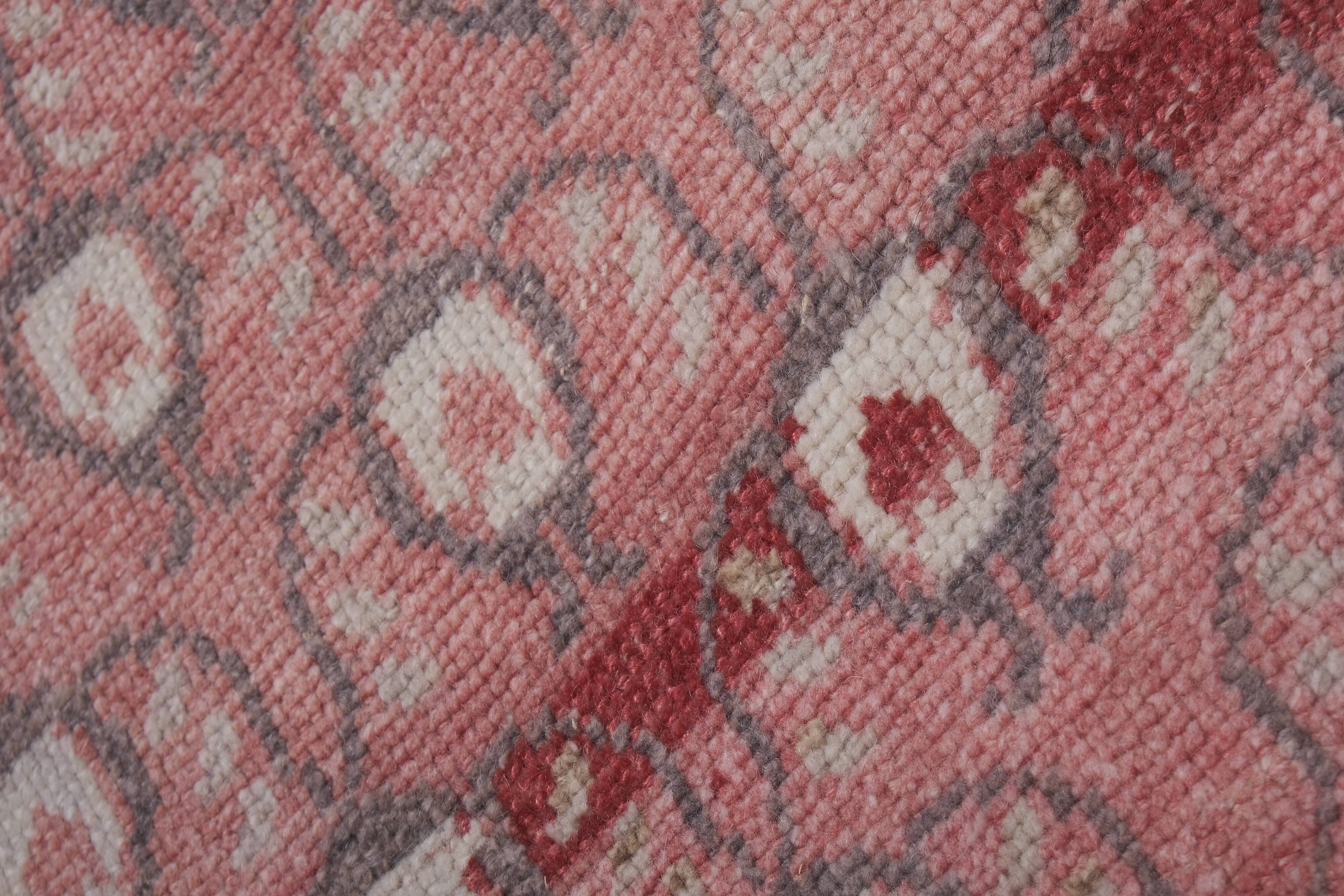 Vintage Turkish rug from Oushak, hand-woven 90x158 cm