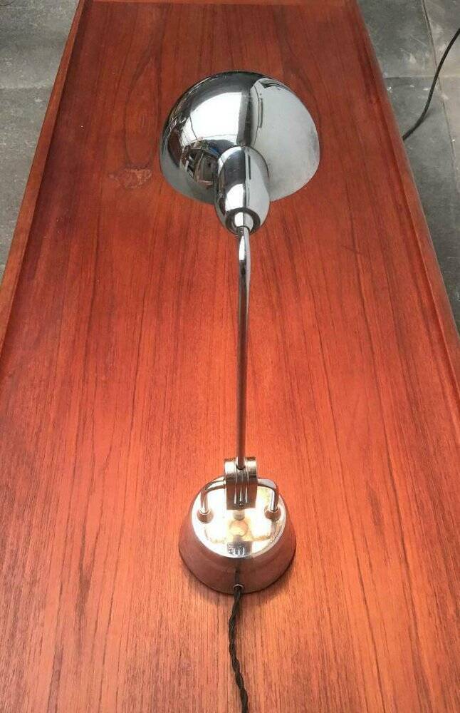 French table lamp type 600 from the mid-century by Charlotte Perriand for Jumo, 1960s.