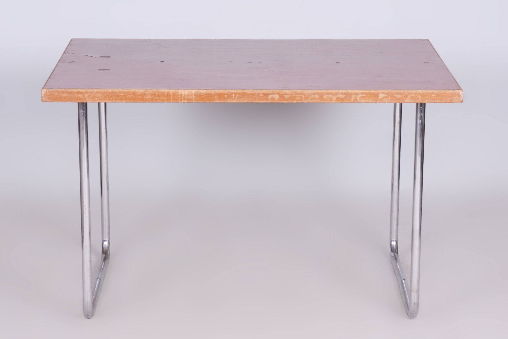 Original Bauhaus Dining Table, by Mücke - Melder, Well Preserved, Czech, 1930s